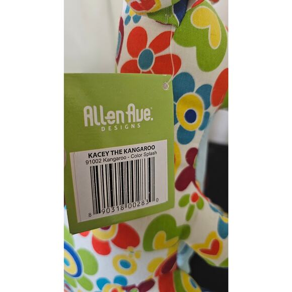 Color Zoo Kacy the Kangaroo Stuffed Toy, Color Splash R1 - Picture 8 of 8